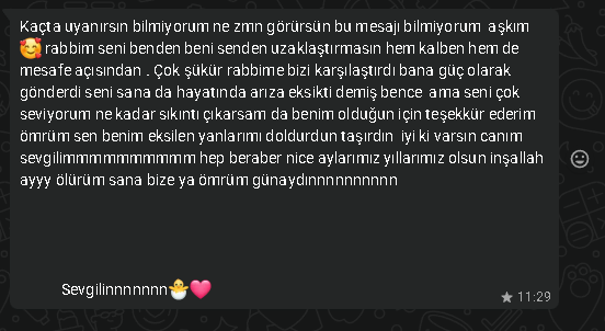 Yıldızlı Mesaj 1